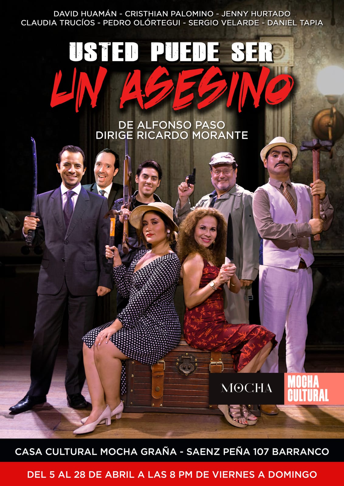 Alfonso Paso vuelve a Perú con «Usted puede ser un asesino» Alfonso Paso